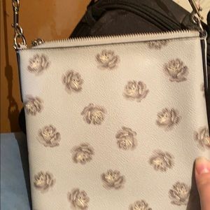 Coach Crossbody Bag in Rose Print